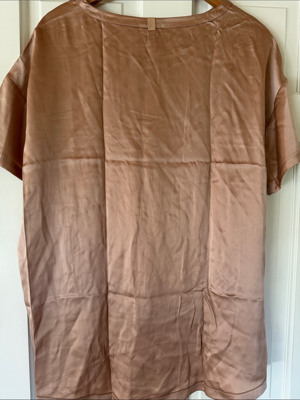 Lunya Washable Silk Short Pajama Set - Otium Tan - Picture 6 of 12